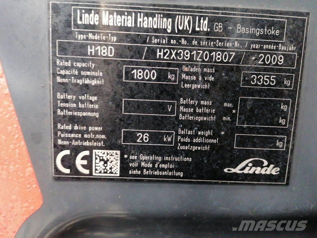 Linde H18D Dieseltrukit