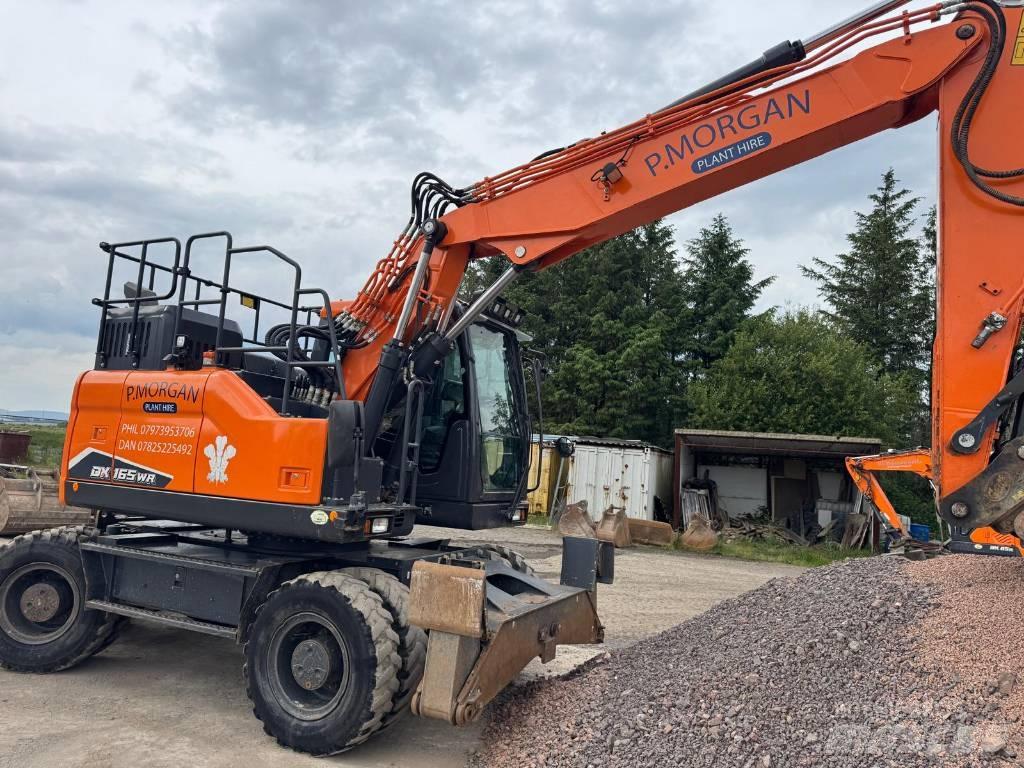 Doosan DX165WR-7 Pyöräkaivukoneet