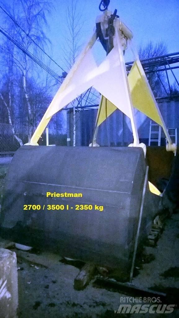 Priestman kauha Nosturien osat ja lisävarusteet
