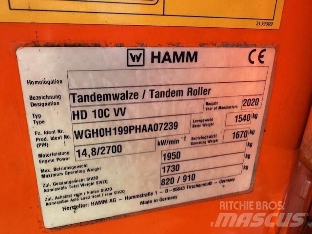  ''SÅLD'' Hamm HD 10 C Tandemjyrät