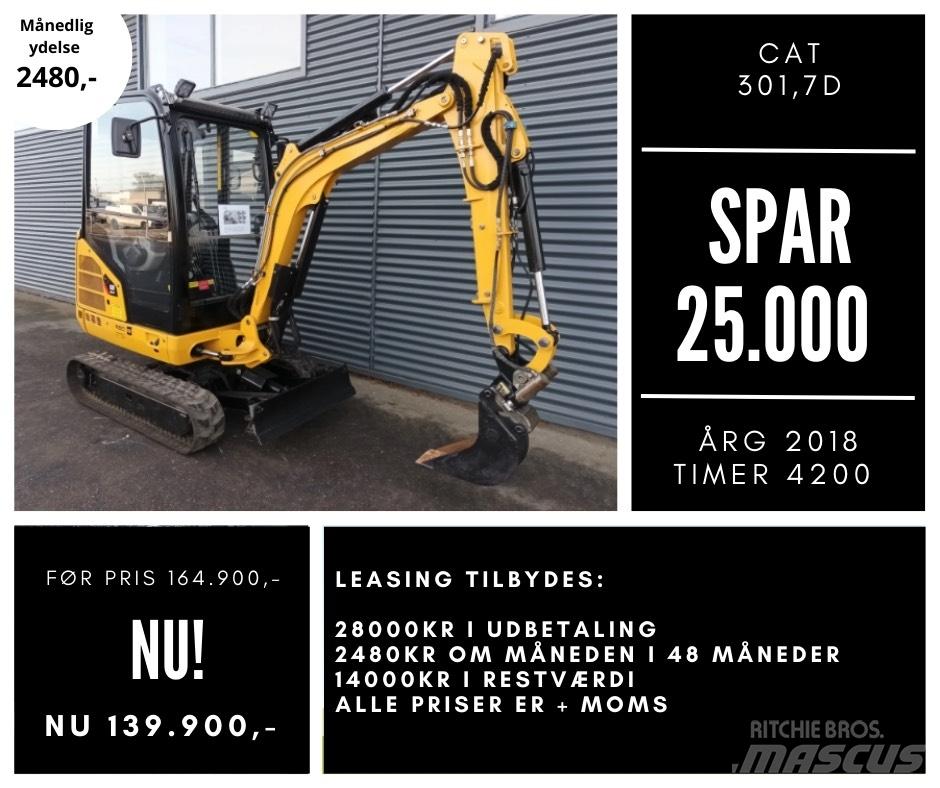 CAT 301,7d Minikaivukoneet < 7t