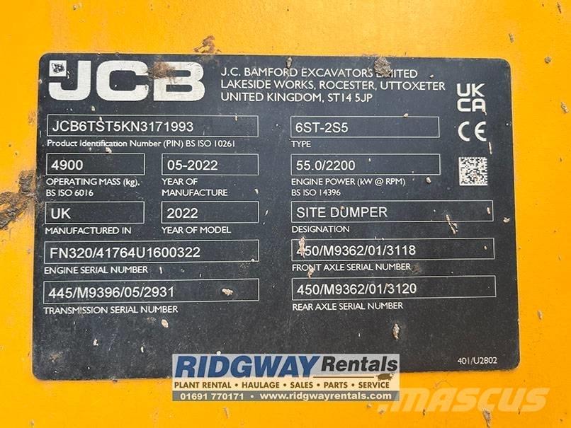 JCB 6 ST Minidumpperit