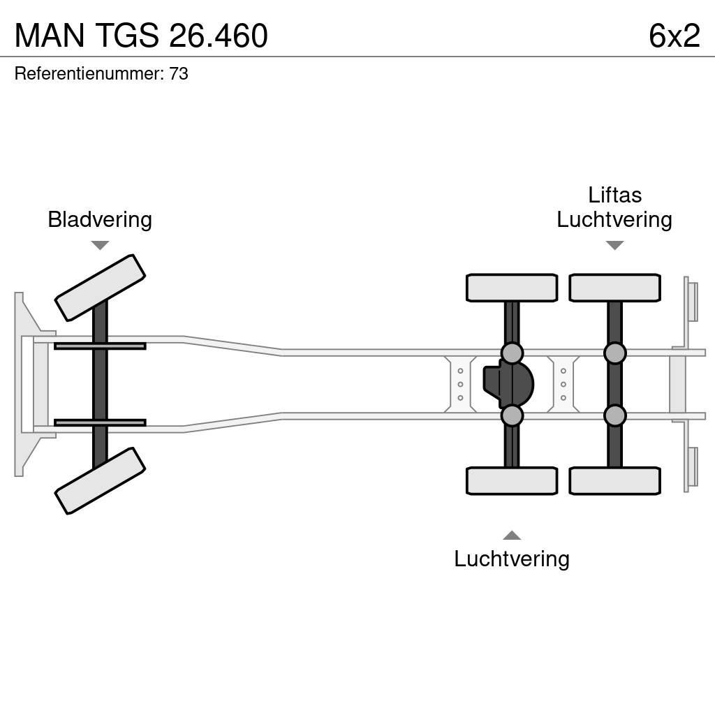 MAN TGS 26.460 Koukkulava kuorma-autot