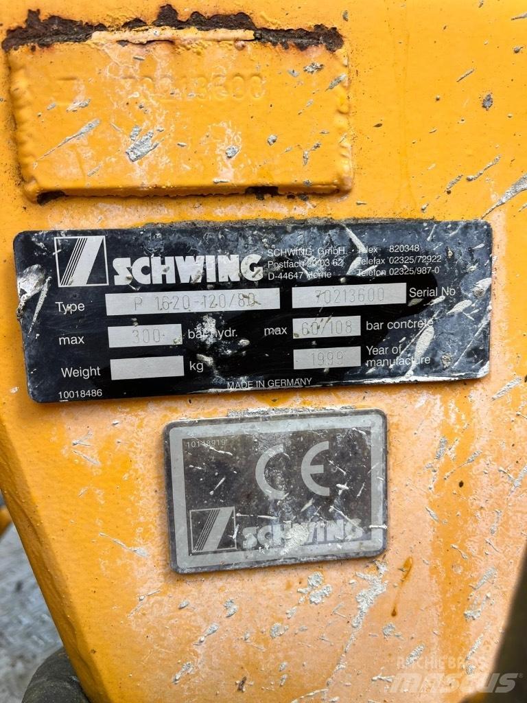 Schwing P1620-120/80 Betonipumppuautot