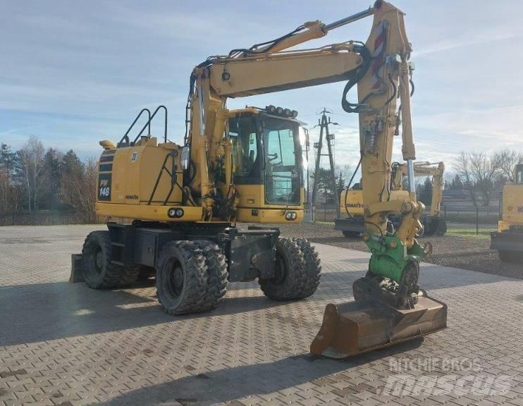 Komatsu PW 148-10 Pyöräkaivukoneet