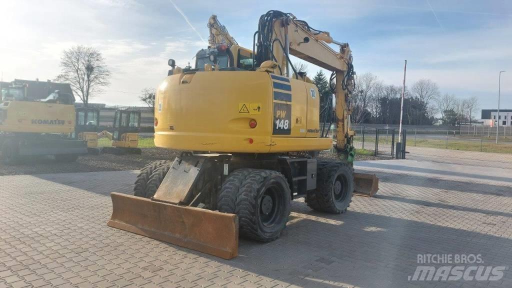 Komatsu PW 148-10 Pyöräkaivukoneet