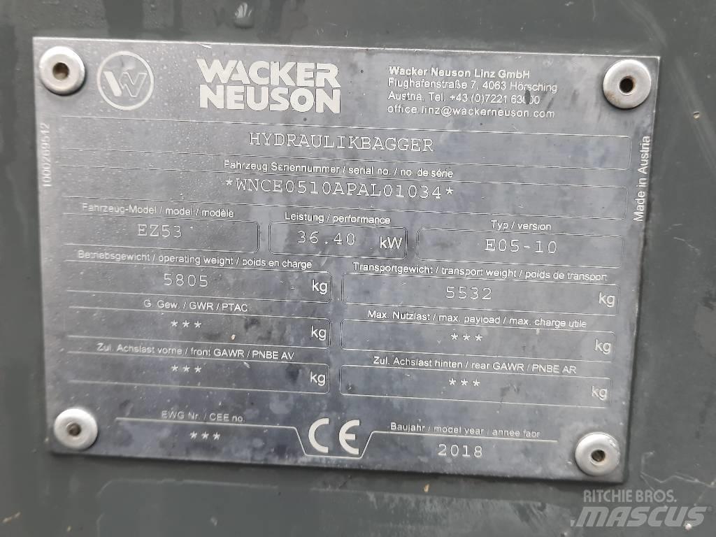 Wacker Neuson EZ 53 Minikaivukoneet < 7t
