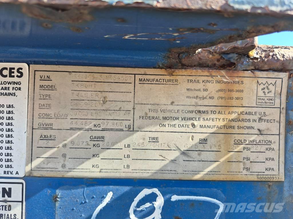 Trail King TK80HT Muut perävaunut