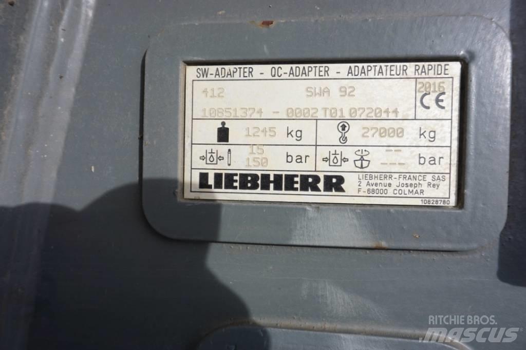 Liebherr SW 92 Pikakytkimet