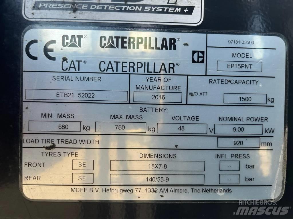 CAT EP15NT Sähkötrukit