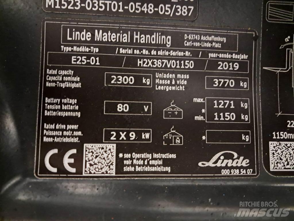 Linde E25-01 Sähkötrukit