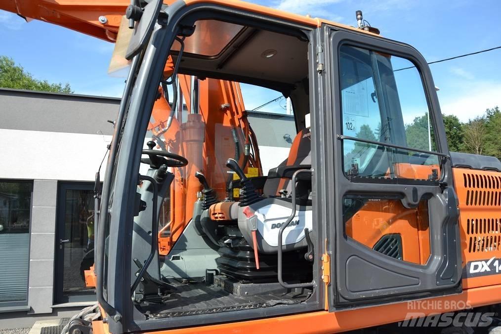 Doosan DX 140 W Pyöräkaivukoneet