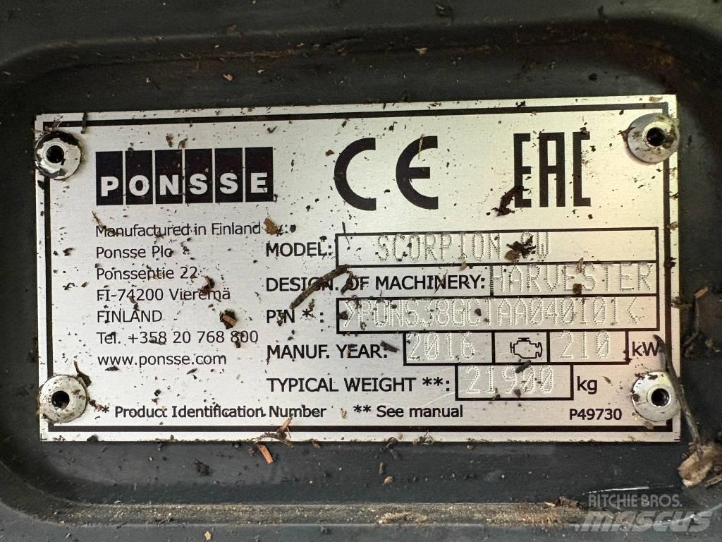 Ponsse Scorpion Harvesterit