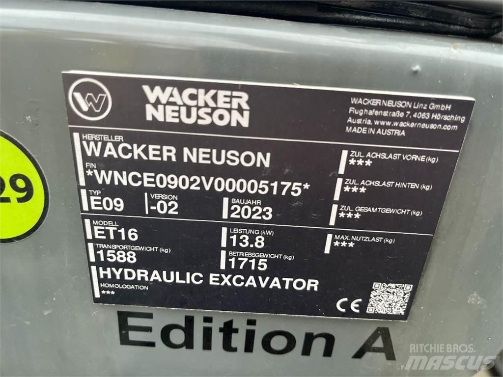 Wacker ET 16 Minikaivukoneet < 7t