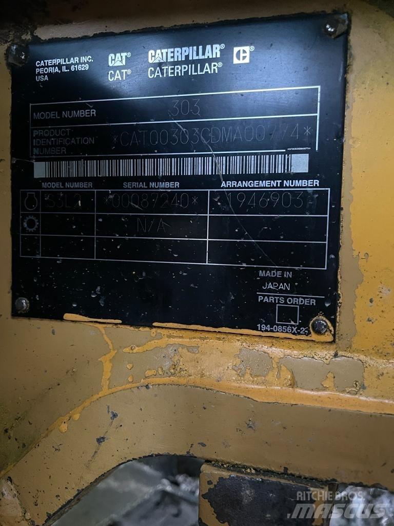 CAT 303 CR Minikaivukoneet < 7t