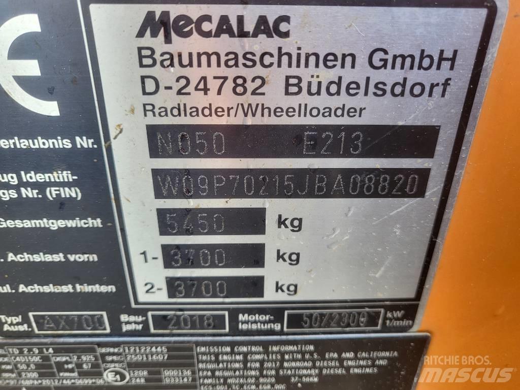 Mecalac AX 700 Pyöräkuormaajat