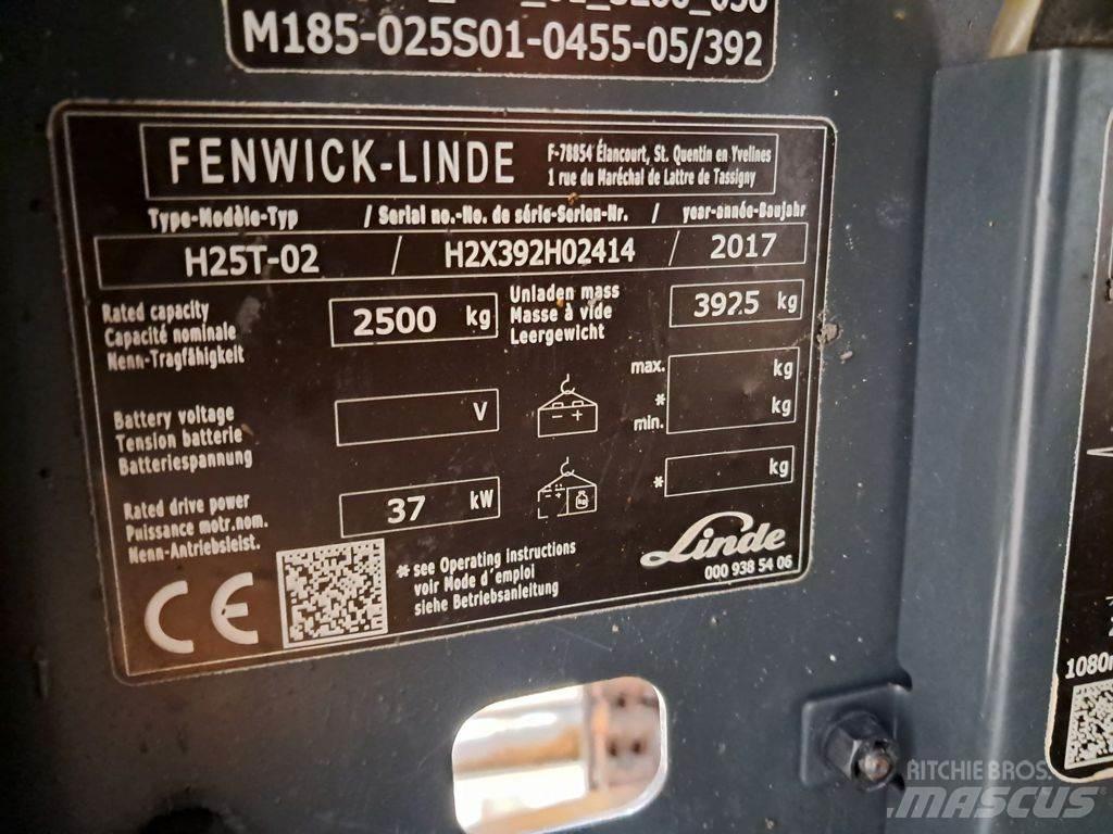 Linde H25T-02 Nestekaasutrukit