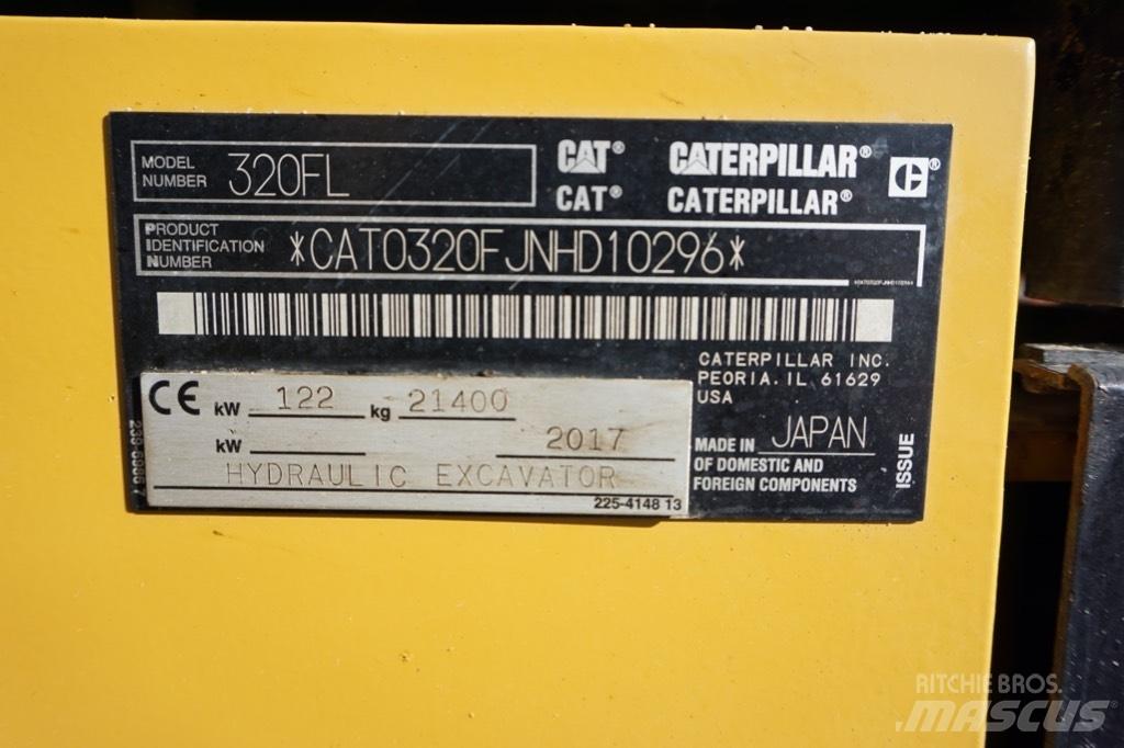 CAT 320 FL Telakaivukoneet