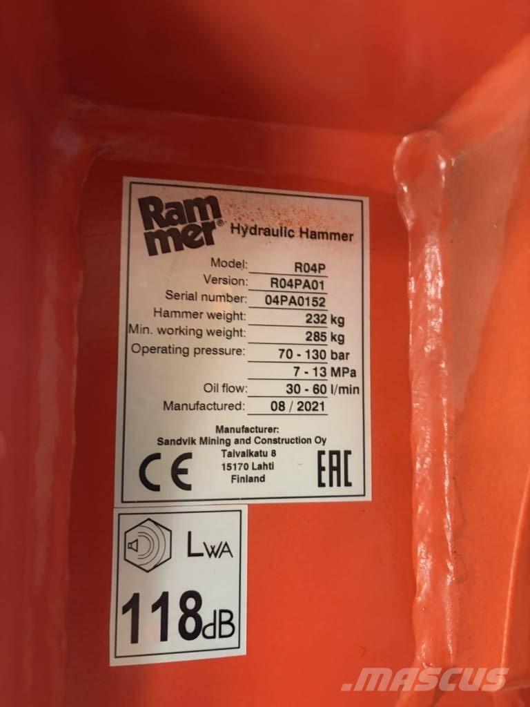 Rammer R04P Iskuvasarat