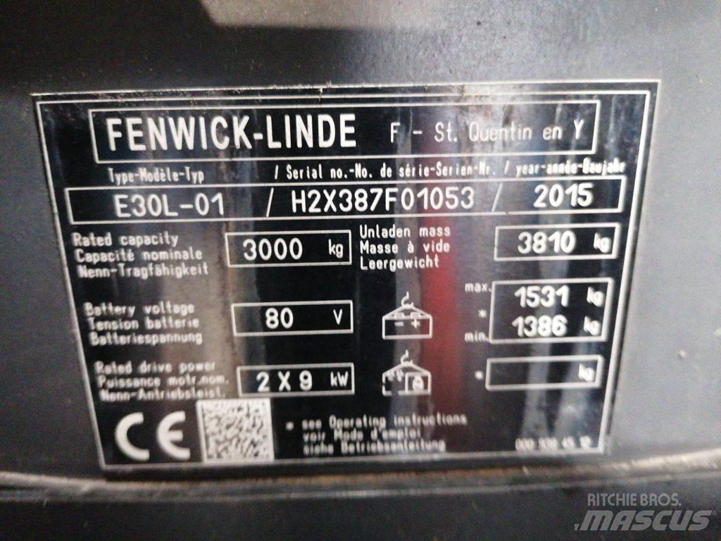 Linde E30L-01 Sähkötrukit