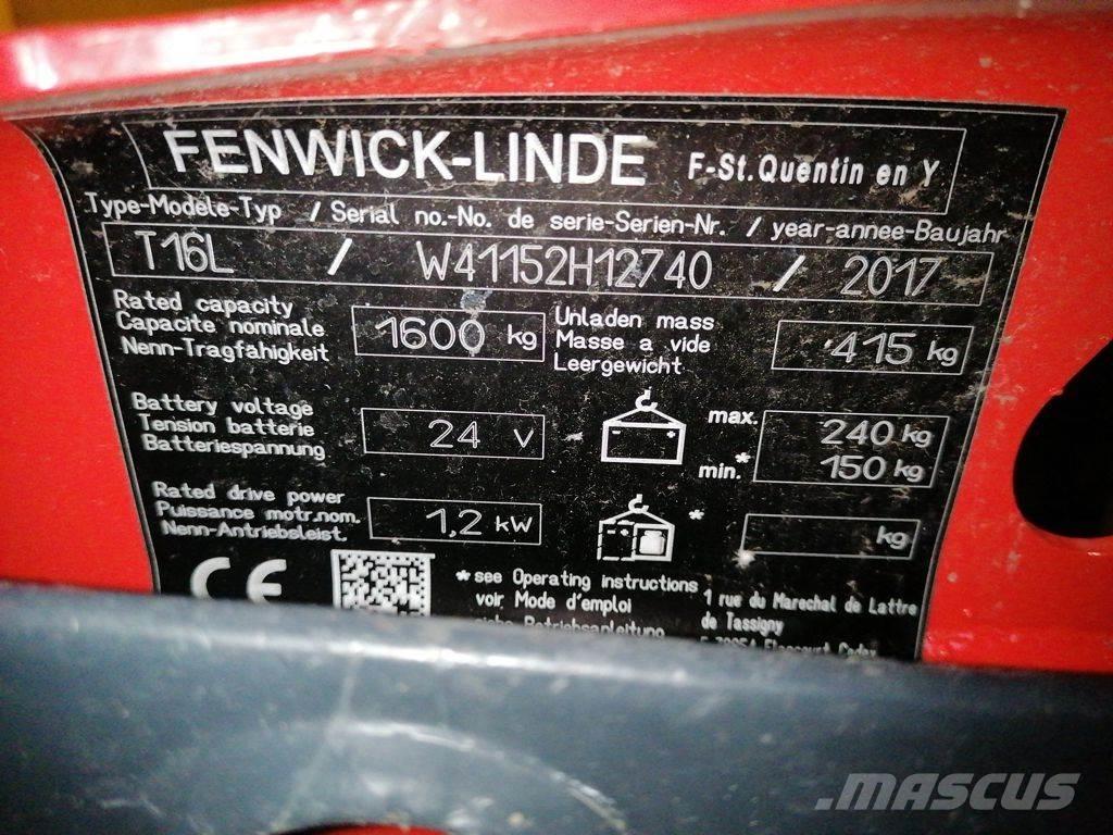 Linde T16L Lavansiirtotrukit