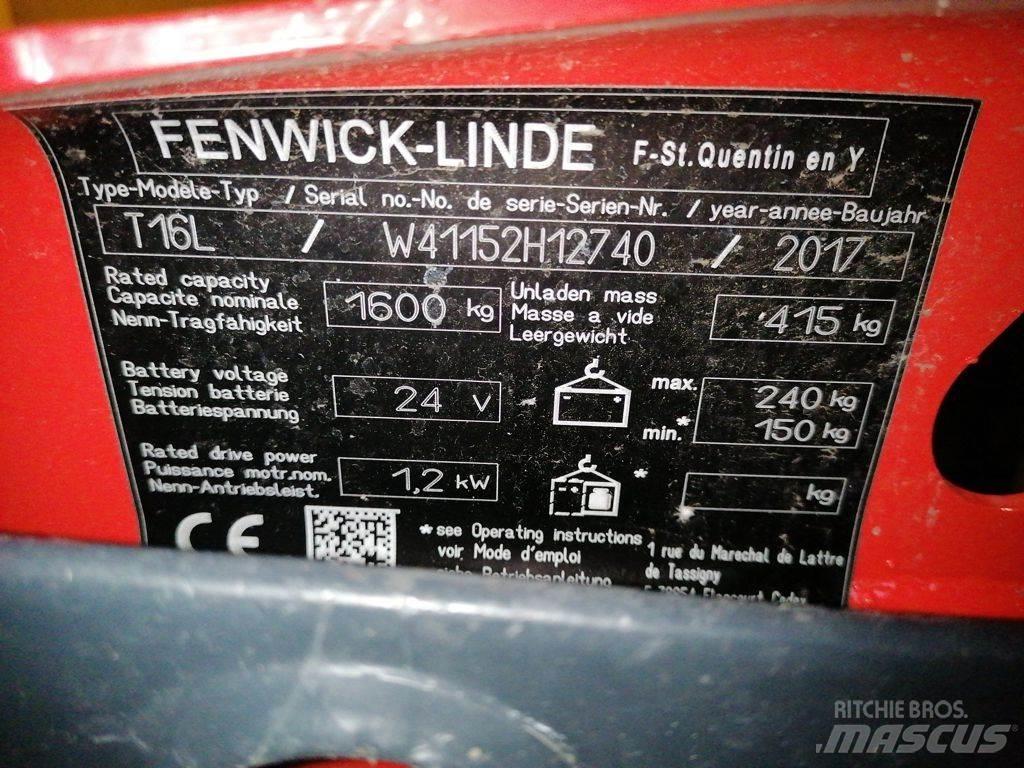 Linde T16L Lavansiirtotrukit