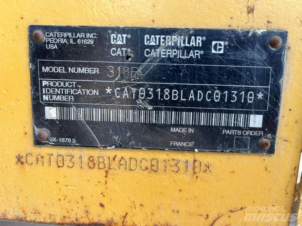 CAT 318 B L Telakaivukoneet