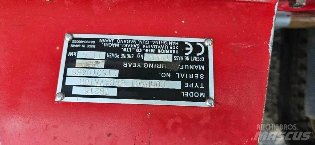 Takeuchi TB216 Minikaivukoneet < 7t