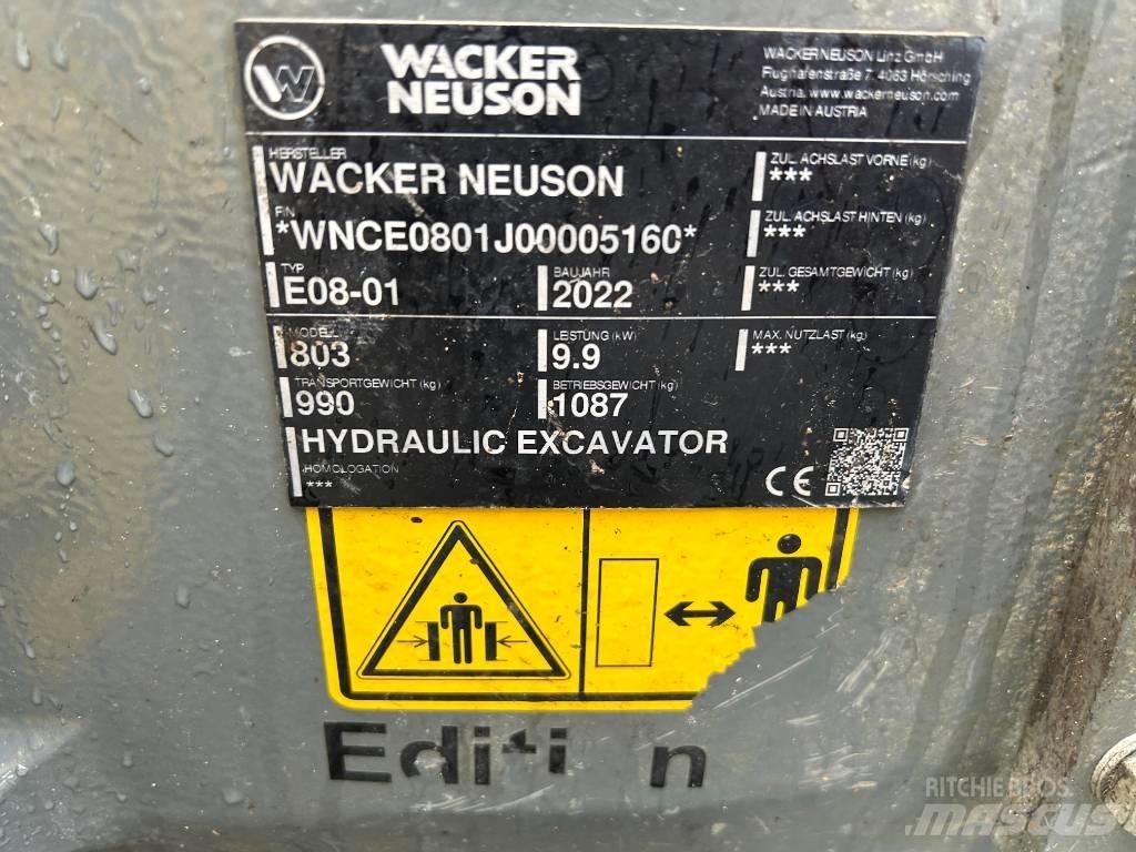 Wacker Neuson 803 Telakaivukoneet