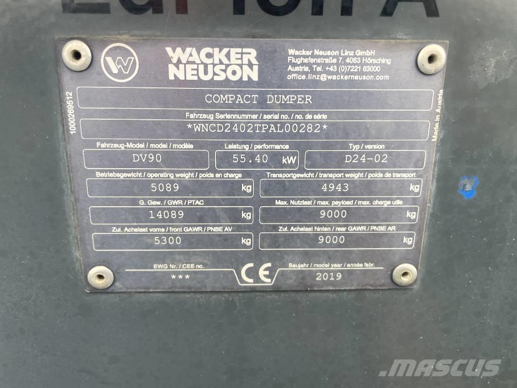 Wacker Neuson DV 90 Minidumpperit