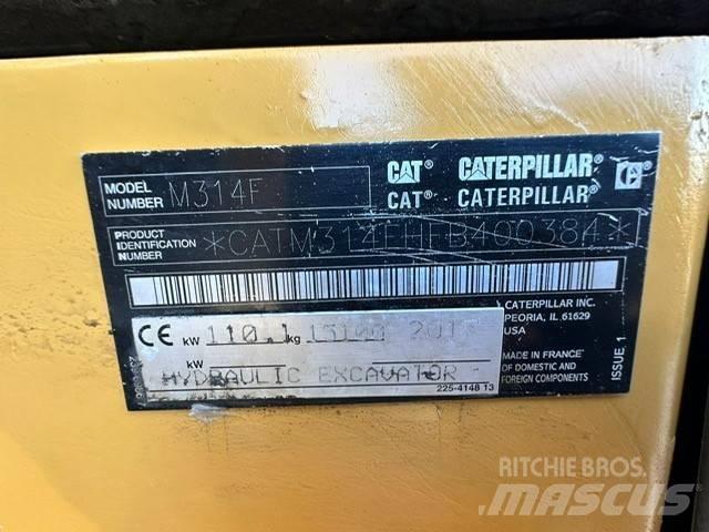 CAT M 314 F Pyöräkaivukoneet