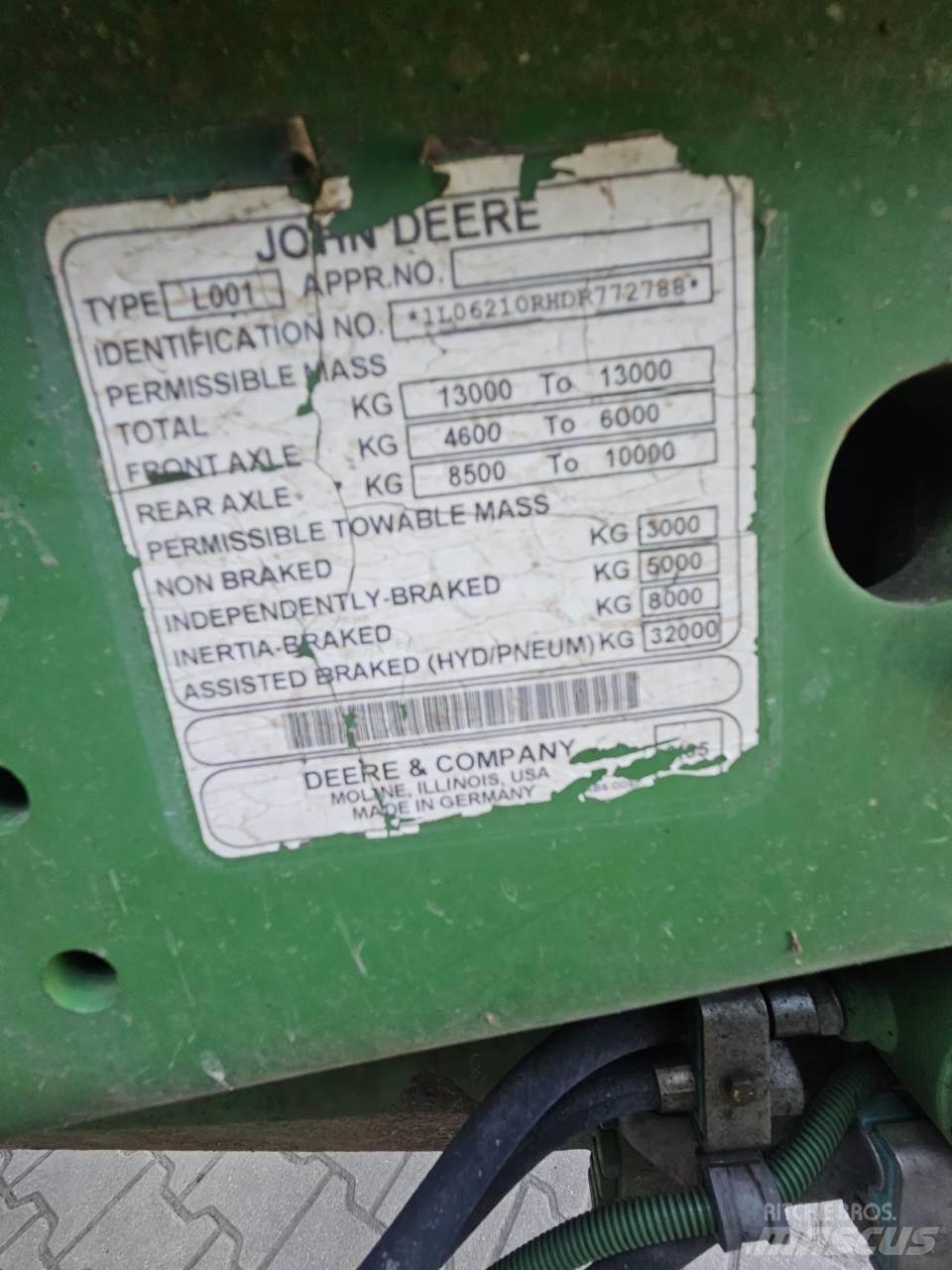John Deere 6210R Traktorit