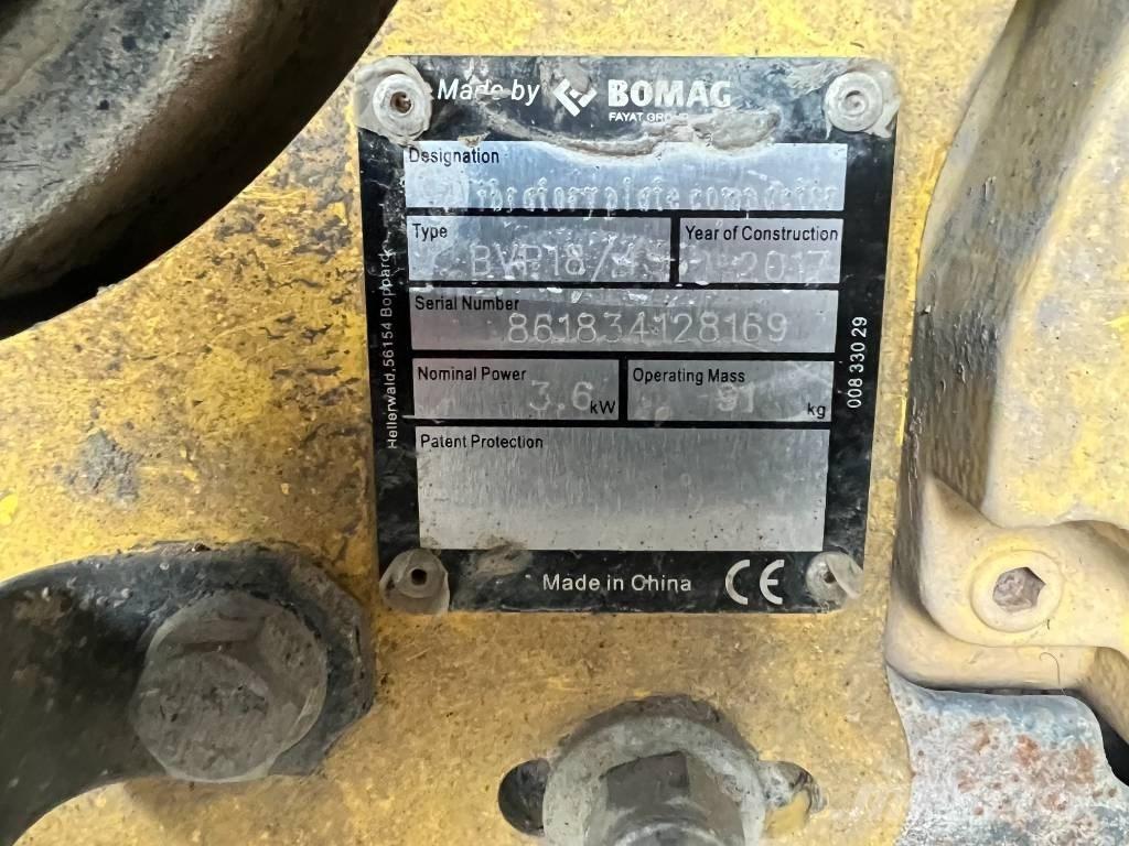 Wacker WP1550 Tärylevyt