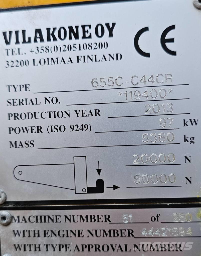 Wille 655 C Pyöräkaivukoneet