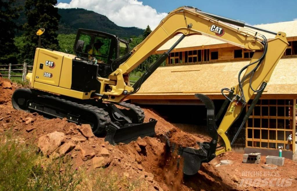 CAT 308 E CR UTHYRES Midikaivukoneet 7t - 12t