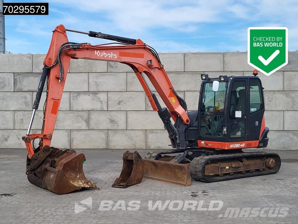 Kubota KX080-4a Minikaivukoneet < 7t