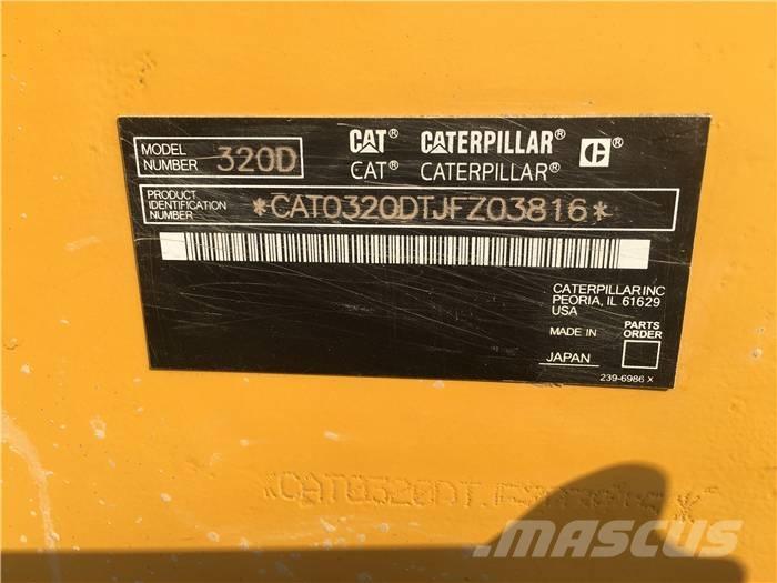 CAT 320 D Telakaivukoneet