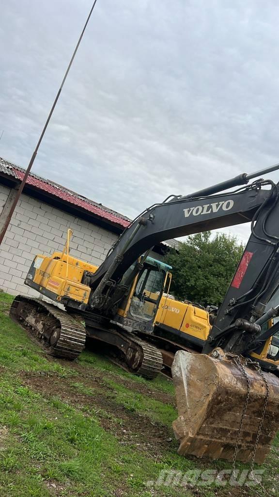 Volvo 210BNLC Ketjut, telat ja alustat