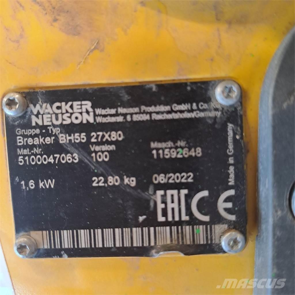 Wacker Neuson BH55 Täryvasarat