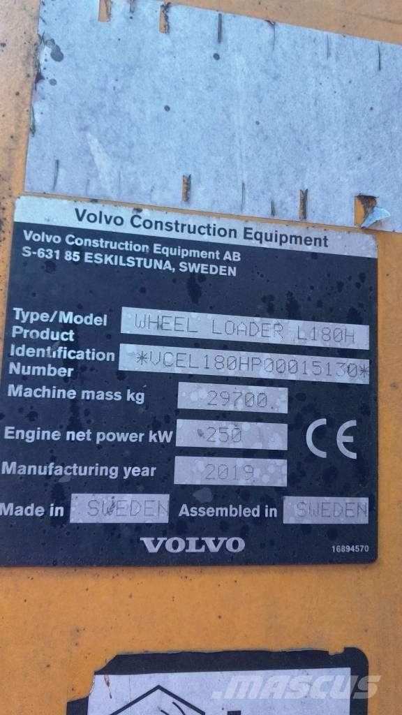 Volvo L 180 H Pyöräkuormaajat