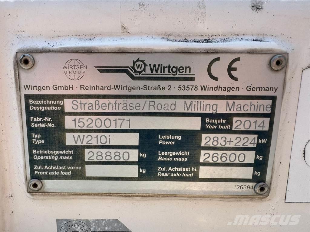 Wirtgen W210i Kylmäasfalttikoneet