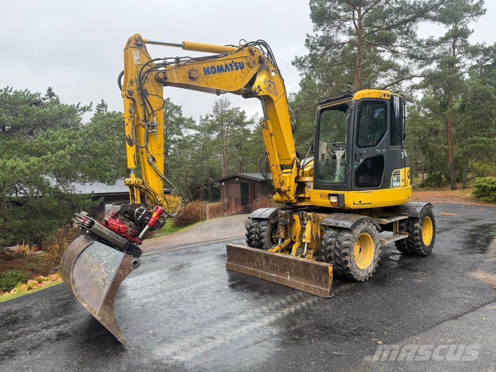 Komatsu PW 98 MR-6 Pyöräkaivukoneet