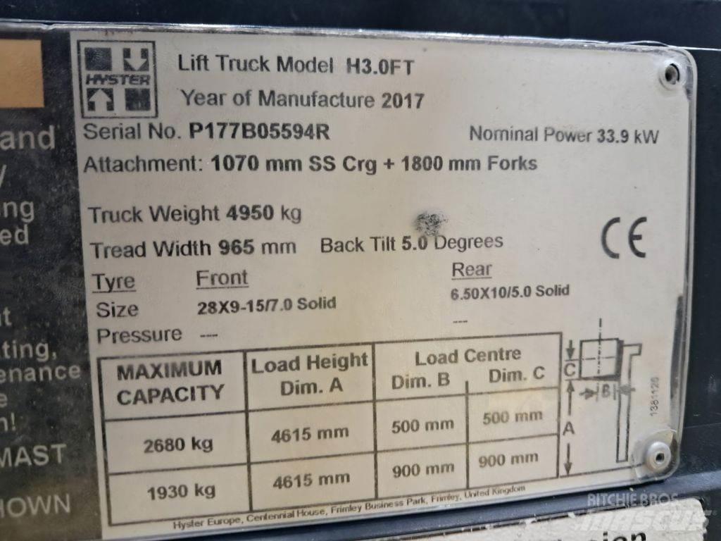 Hyster H3.0FT Sähkötrukit