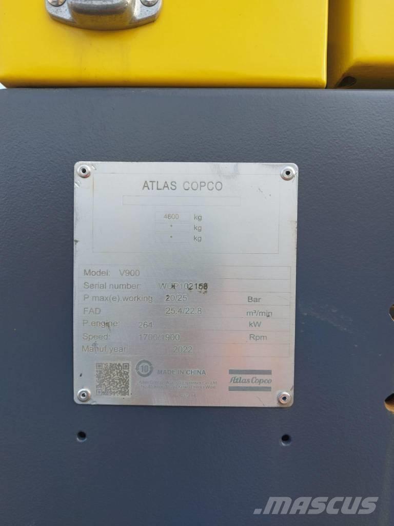 Atlas Copco V900 Kompressorit