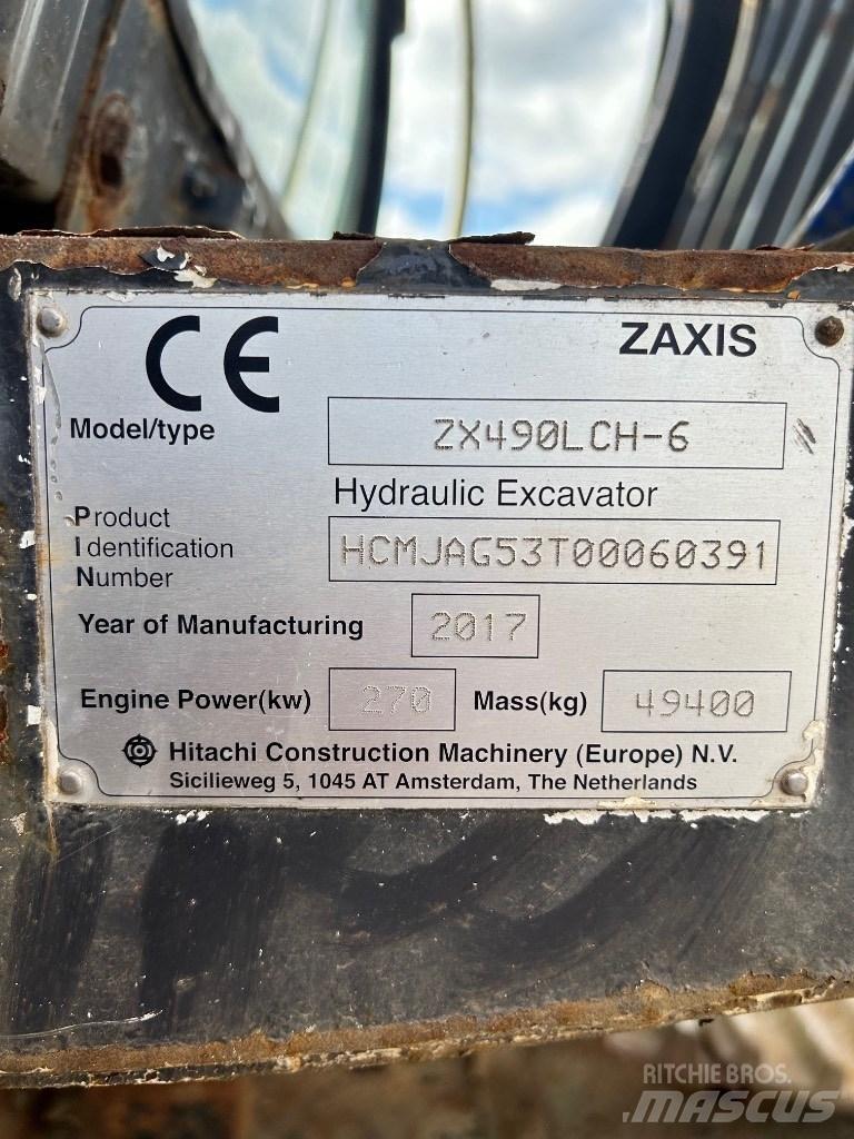 Hitachi 490 LCH-6 Telakaivukoneet