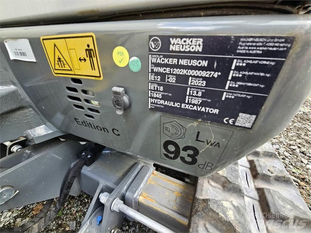 Wacker ET 18 Minikaivukoneet < 7t