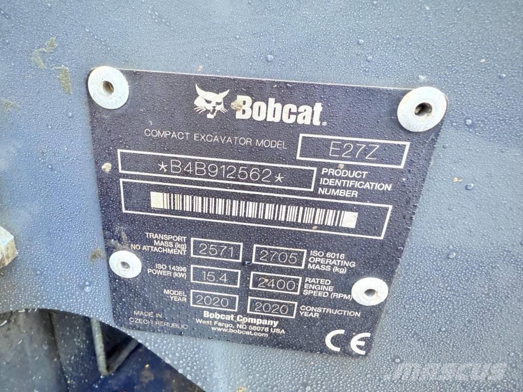 Bobcat E 27z Minikaivukoneet < 7t