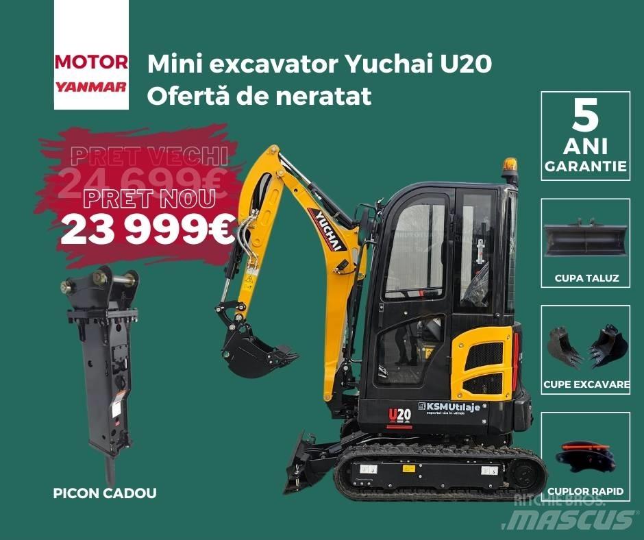 Yuchai U20 Minikaivukoneet < 7t