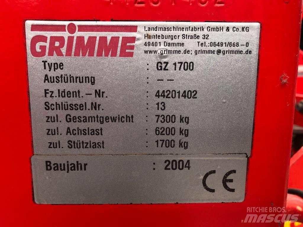 Grimme GZ 1700 Perunannostokoneet