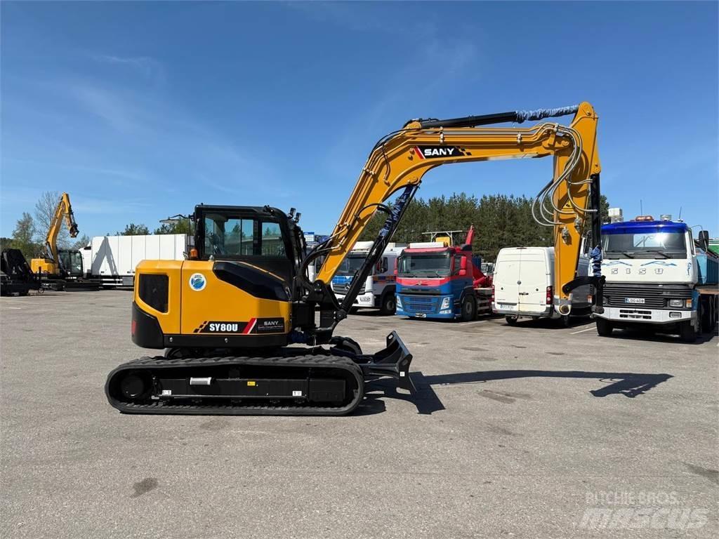 Sany SY80U Midikaivukoneet 7t - 12t